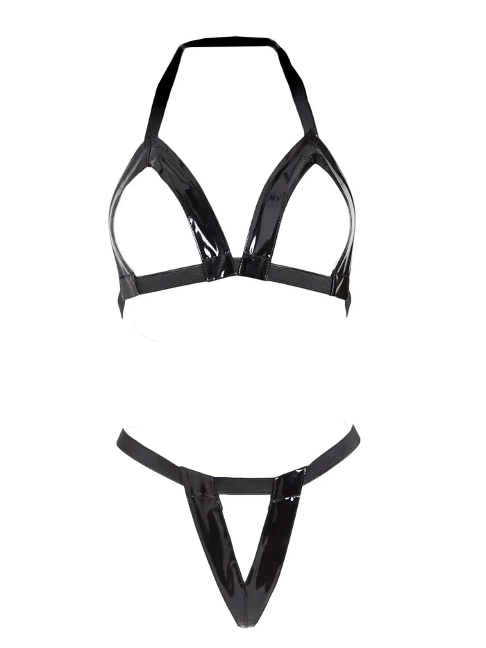 Male Sex Toys PVC Open Bikini Set One Size HonourSkintwocom Male Sex Toys PVC Open Bikini Set One Size HonourSkintwocom