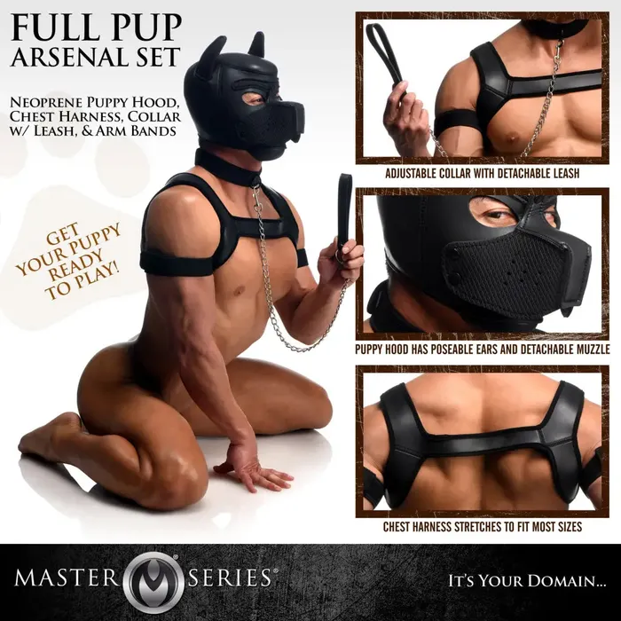 Master Series Anal Full Pup Arsenal Set