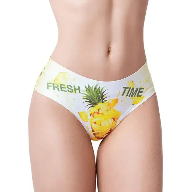 memme Mememe Fresh Summer Pineapple Printed Slip Vibrators