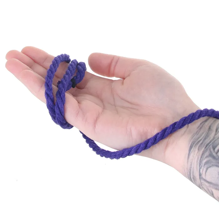 Merci Bind Tie Hemp 50ft Bondage Rope in Purple Doc Johnson Vibrators