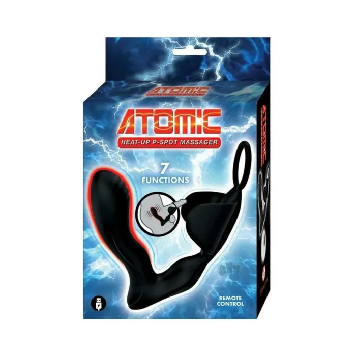 Nasstoys Anal Atomic Heatup PSpot Massager Black