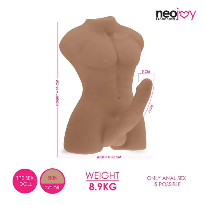 Neojoy Neojoy Realistic Dildo Male Sex Doll TPE 89kg Male Sex Toys