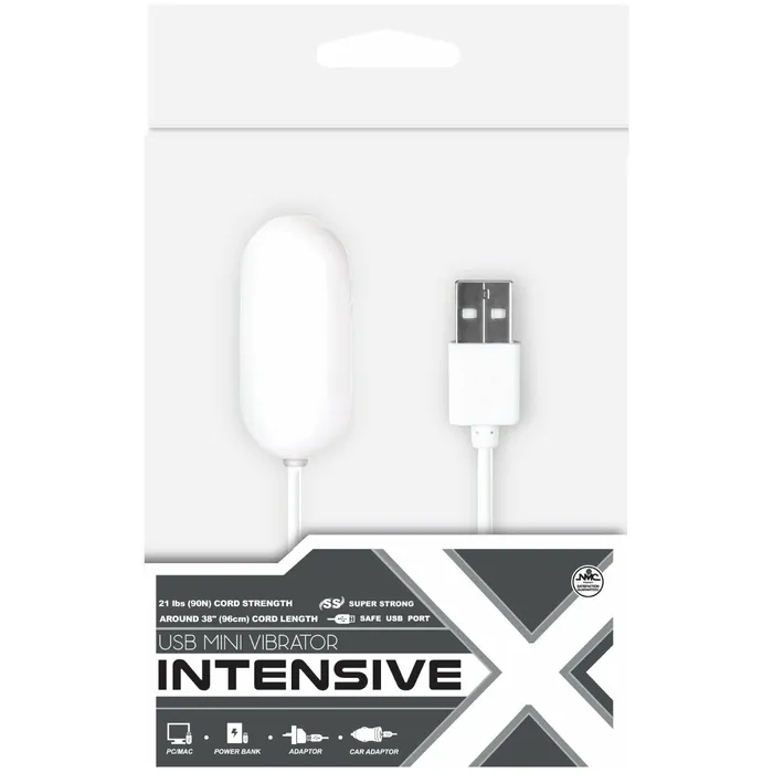 NMC Female Sex Toys NMC Intensive X Bullet Vibrator Rechargeable White
