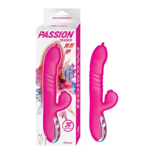 Novelties By Nasswalk Vibrators Passion Teaser Heat Up Dual Stimulator Pink Novelties By Nasswalk Vibrators Passion Teaser Heat Up Dual Stimulator Pink