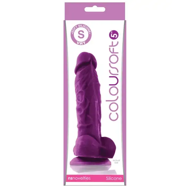 NS Novelties Dildos ColourSoft 5 in Soft Dildo Pink