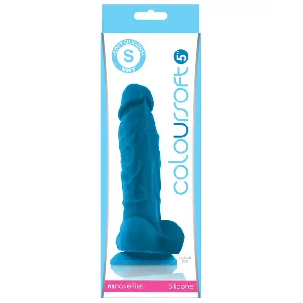 NS Novelties Dildos ColourSoft 5 in Soft Dildo Pink NS Novelties Dildos ColourSoft 5 in Soft Dildo Pink