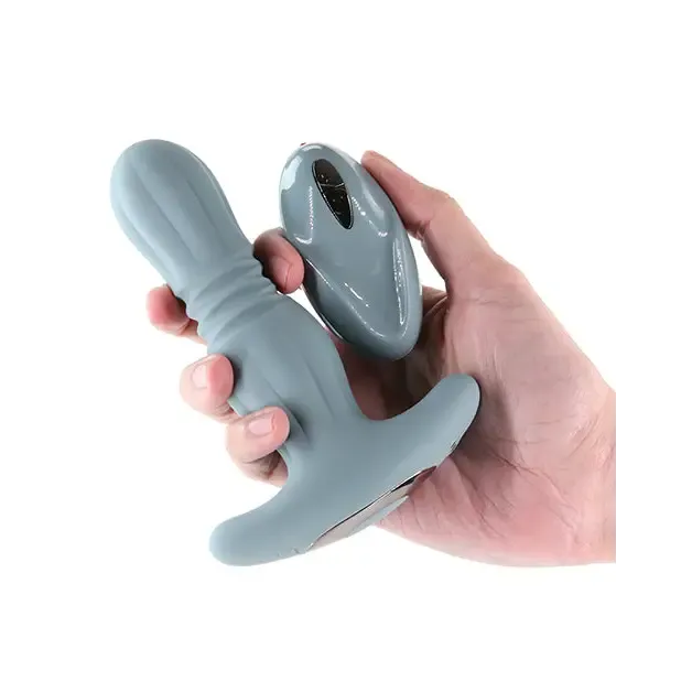 Ns Novelties INC Anal Renegade Gemini Anal Plug Vibrator wRemote Gray Ns Novelties INC Anal Renegade Gemini Anal Plug Vibrator wRemote Gray