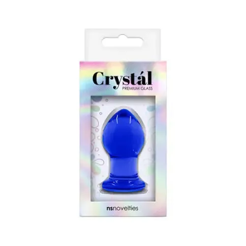 NS Novelties Male Sex Toys Crystal Glass Anal Plug Small