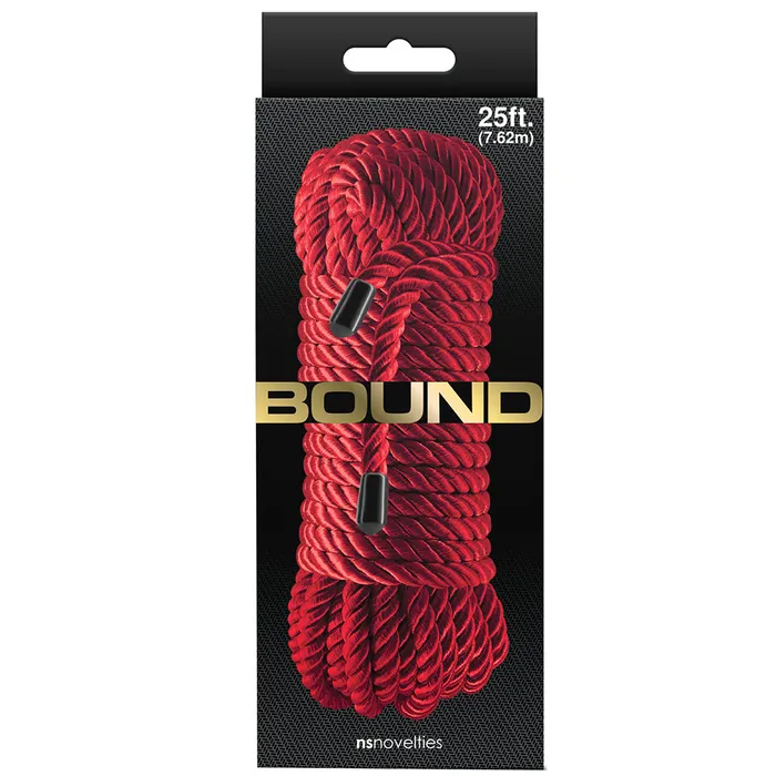 ns novelties Vibrators Bound 25 Foot Rope in Red ns novelties Vibrators Bound 25 Foot Rope in Red