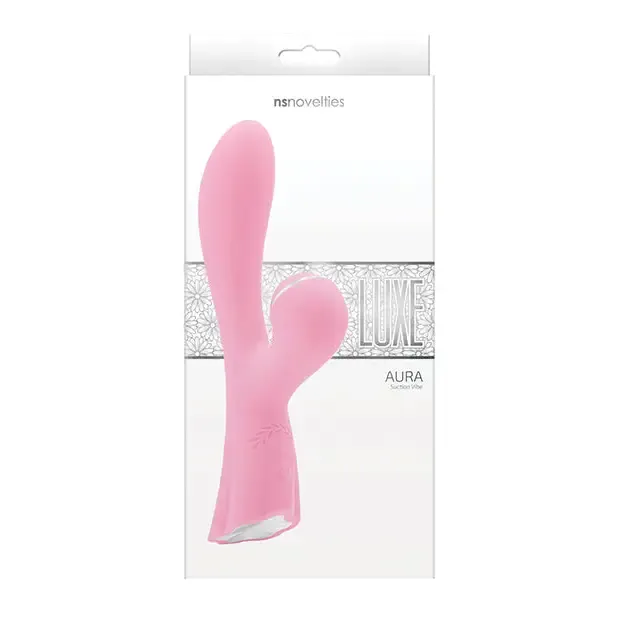 NS Novelties Vibrators Luxe Aura Rechargeable Suction Vibe Green NS Novelties Vibrators Luxe Aura Rechargeable Suction Vibe Green