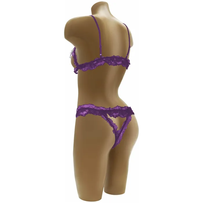 Other Brands Female Sex Toys Sexy Panty with Pearls FREE Matching Bra Included Purple OS Other Brands Female Sex Toys Sexy Panty with Pearls FREE Matching Bra Included Purple OS