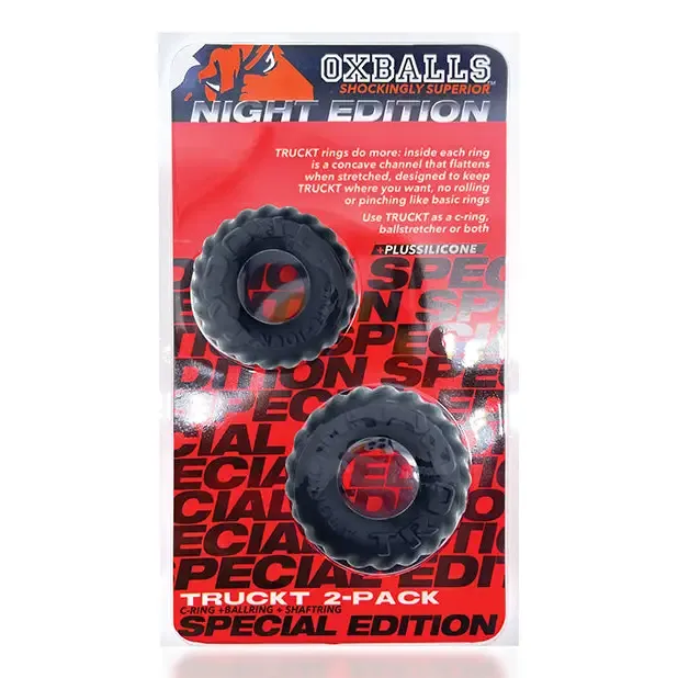 OxBalls Truckt 2Piece Cockring PlusSilicone Special Edition Night OXBALLS Couples OxBalls Truckt 2Piece Cockring PlusSilicone Special Edition Night OXBALLS Couples