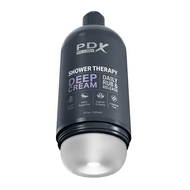 PDX Plus Shower Therapy Deep Cream Frosted PDX Plus Male Sex Toys PDX Plus Shower Therapy Deep Cream Frosted PDX Plus Male Sex Toys
