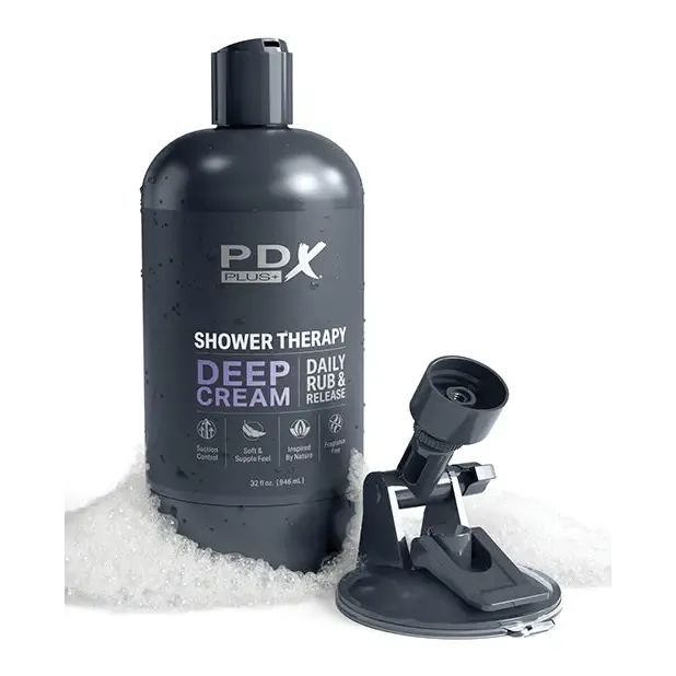 PDX Plus Shower Therapy Deep Cream Frosted PDX Plus Male Sex Toys PDX Plus Shower Therapy Deep Cream Frosted PDX Plus Male Sex Toys