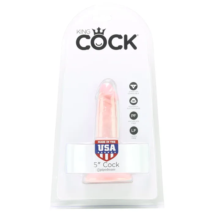 Pipedream Dildos King Cock 5 Inch Dildo in Flesh Pipedream Dildos King Cock 5 Inch Dildo in Flesh