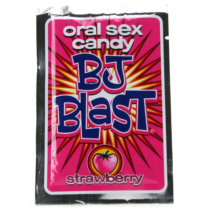 Pipedream Female Sex Toys BJ Blast 18g063oz in Strawberry
