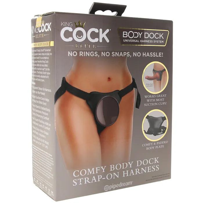 Pipedream Female Sex Toys King Cock Comfy Body Dock StrapOn Harness Pipedream Female Sex Toys King Cock Comfy Body Dock StrapOn Harness