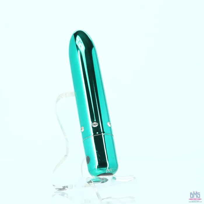 PowerBullet Pretty Point Bullet Vibrator Rechargeable Teal PowerBullet Vibrators