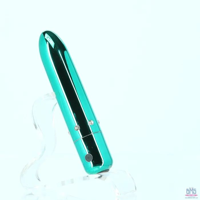 PowerBullet Pretty Point Bullet Vibrator Rechargeable Teal PowerBullet Vibrators