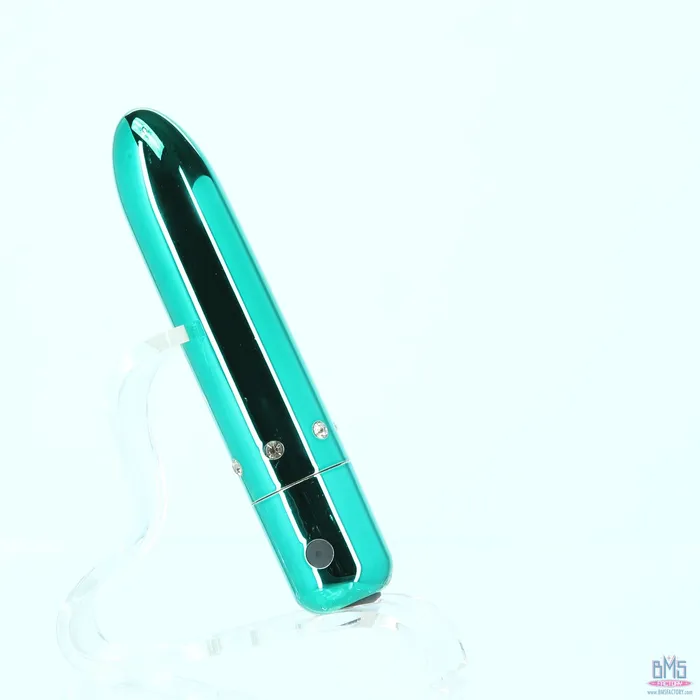 PowerBullet Pretty Point Bullet Vibrator Rechargeable Teal PowerBullet Vibrators