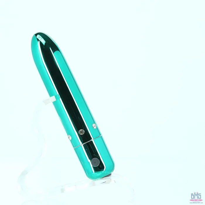 PowerBullet Pretty Point Bullet Vibrator Rechargeable Teal PowerBullet Vibrators