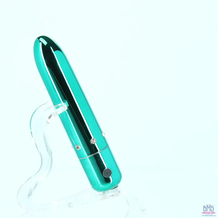 PowerBullet Pretty Point Bullet Vibrator Rechargeable Teal PowerBullet Vibrators