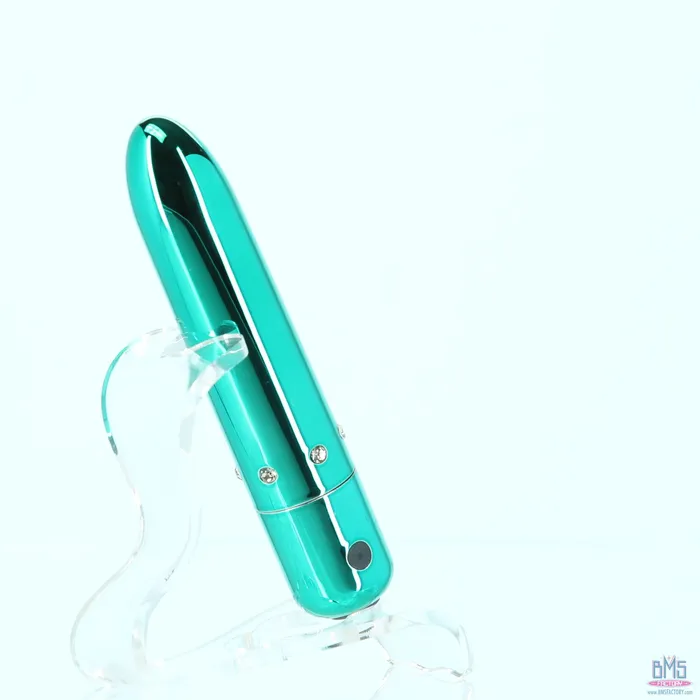 PowerBullet Pretty Point Bullet Vibrator Rechargeable Teal PowerBullet Vibrators