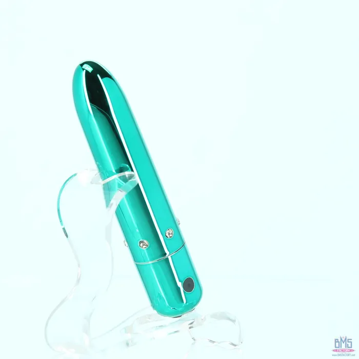 PowerBullet Pretty Point Bullet Vibrator Rechargeable Teal PowerBullet Vibrators