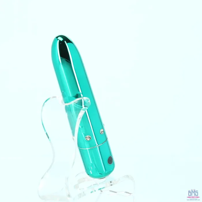 PowerBullet Pretty Point Bullet Vibrator Rechargeable Teal PowerBullet Vibrators