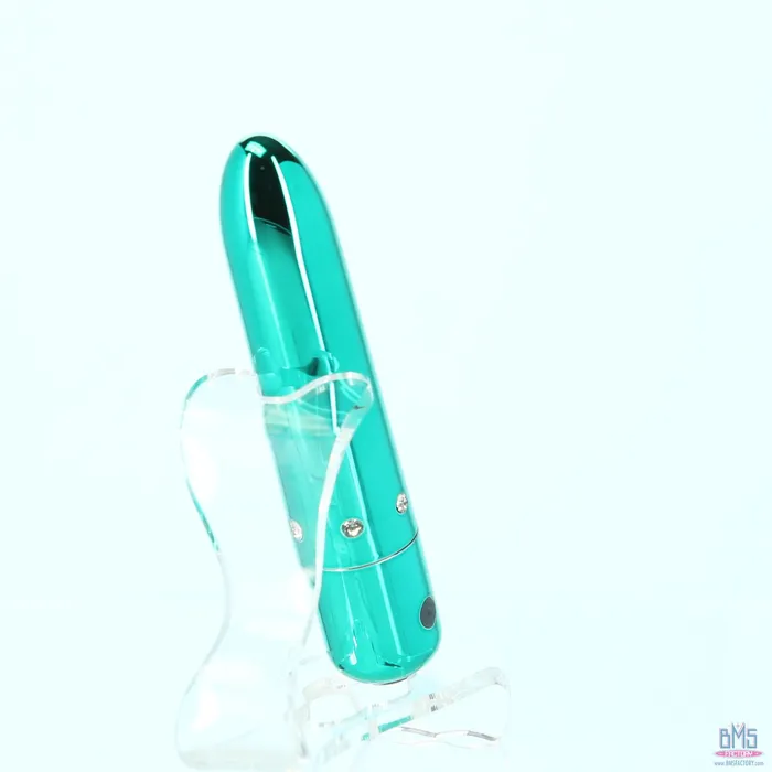 PowerBullet Pretty Point Bullet Vibrator Rechargeable Teal PowerBullet Vibrators