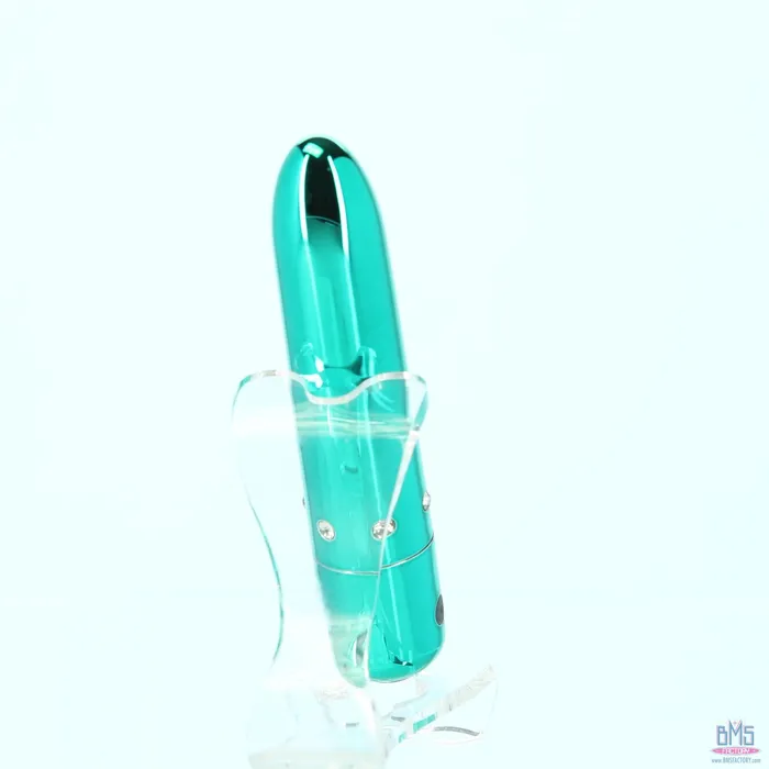 PowerBullet Pretty Point Bullet Vibrator Rechargeable Teal PowerBullet Vibrators