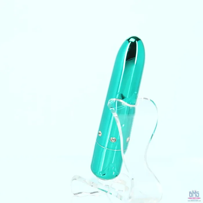 PowerBullet Pretty Point Bullet Vibrator Rechargeable Teal PowerBullet Vibrators