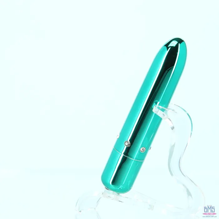PowerBullet Pretty Point Bullet Vibrator Rechargeable Teal PowerBullet Vibrators