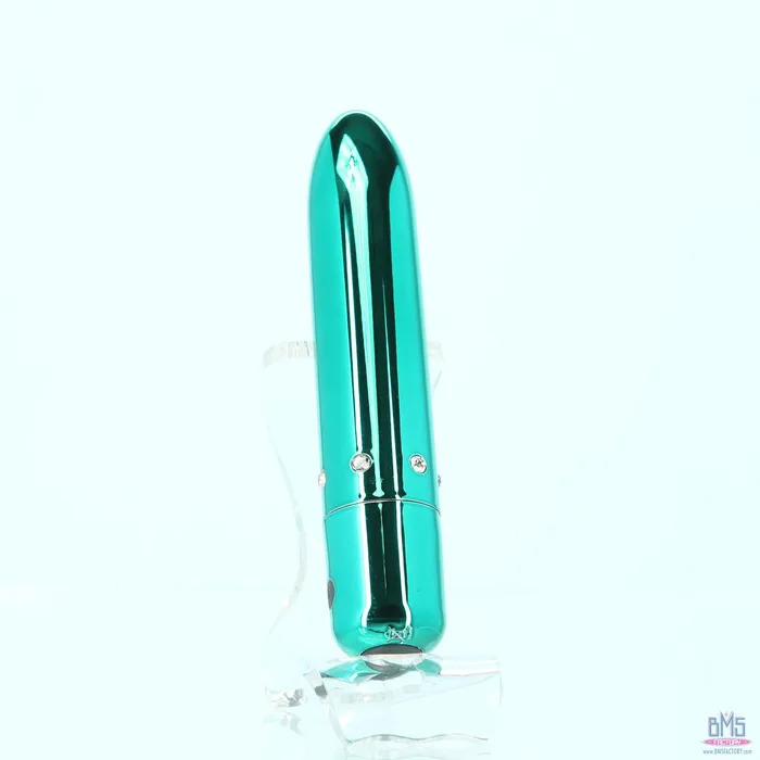 PowerBullet Pretty Point Bullet Vibrator Rechargeable Teal PowerBullet Vibrators