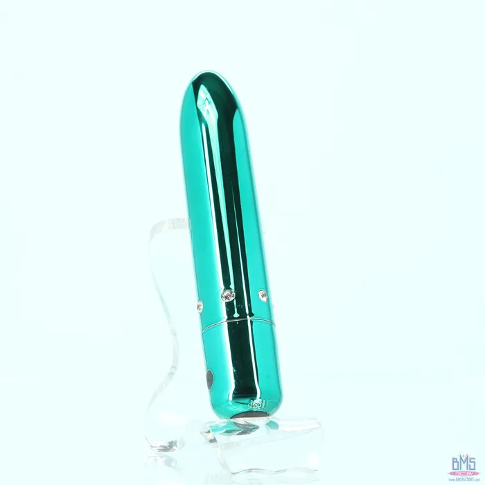PowerBullet Pretty Point Bullet Vibrator Rechargeable Teal PowerBullet Vibrators