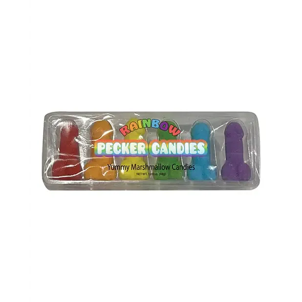 Rainbow Penis Marshmallow Candies Kheper Games Male Sex Toys