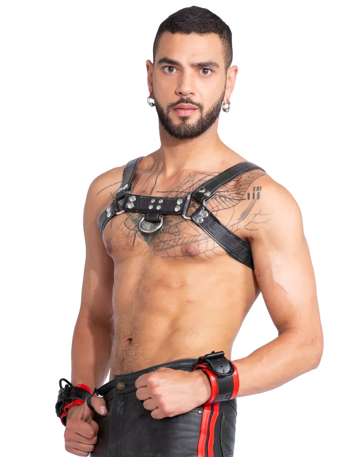 Restraints HonourSkintwocom Leather Chest Harness Black Restraints HonourSkintwocom Leather Chest Harness Black