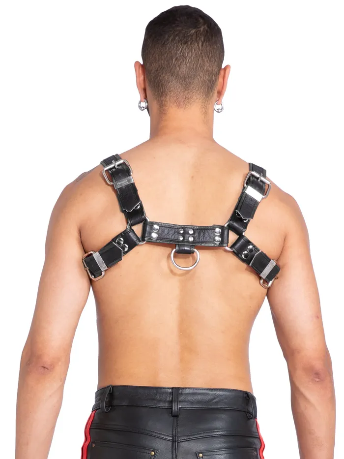 Restraints HonourSkintwocom Leather Chest Harness Black Restraints HonourSkintwocom Leather Chest Harness Black