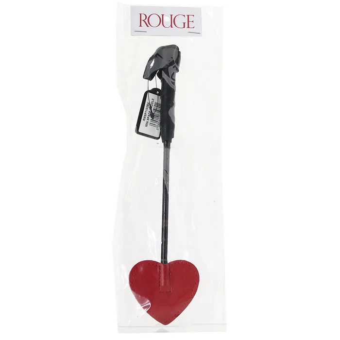 Restraints Red Rouge Lingerie Leather Mini Spade Paddle in Red Restraints Red Rouge Lingerie Leather Mini Spade Paddle in Red