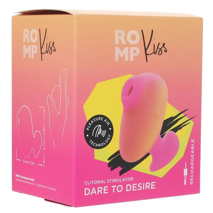 Romp Kiss Pleasure Air Clitoral Stimulator Romp Female Sex Toys