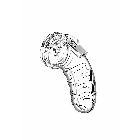 SHOTS AMERICA Male Sex Toys Mancage Chastity 45in Transparent Model 04
