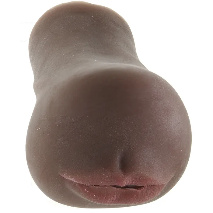 Stroke It Anatomical Mouth Stroker in Brown CalExotics Male Sex Toys