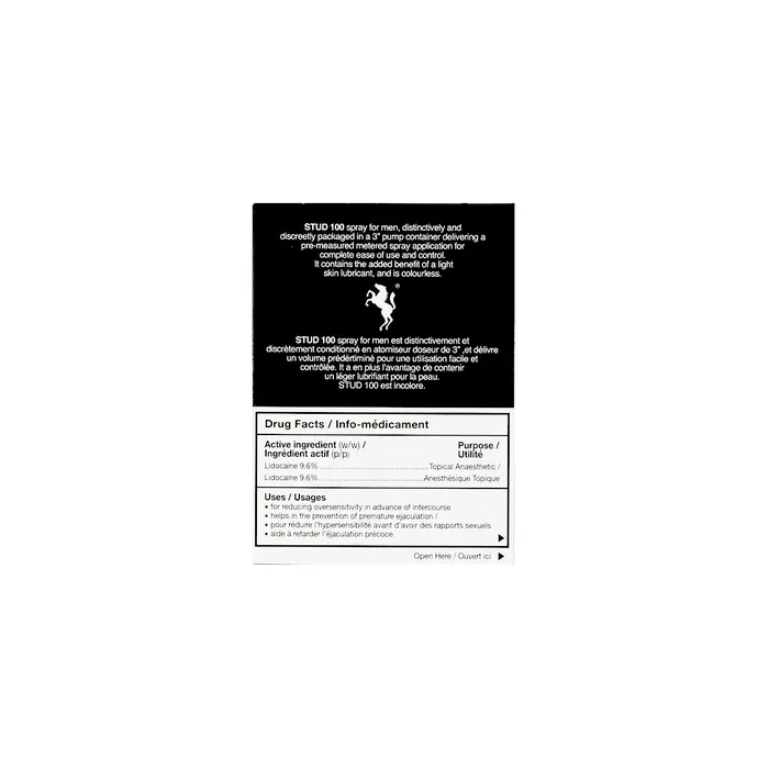 Stud 100 Delay Spray For Men 12g Stud 100 Female Sex Toys