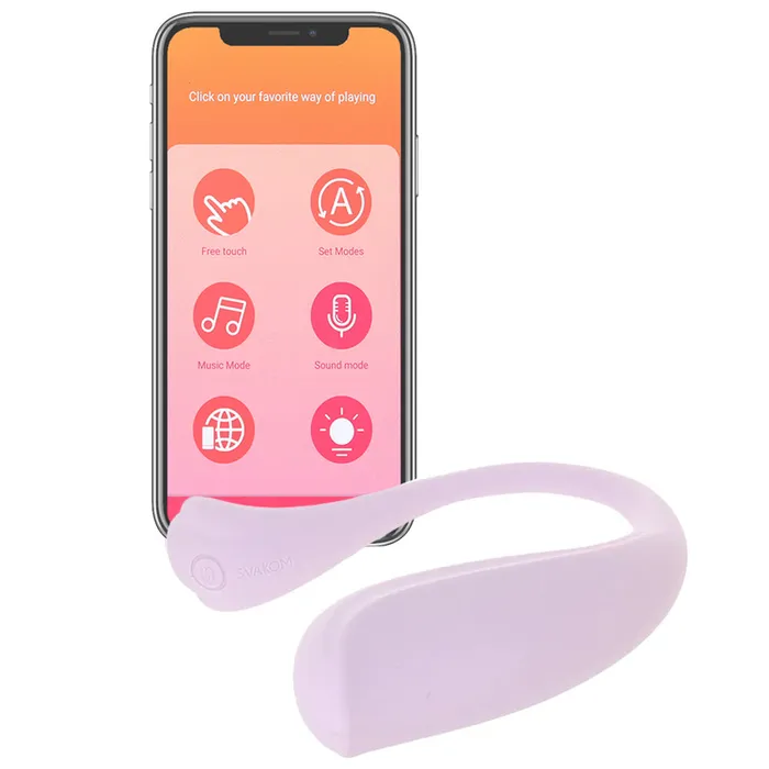 Svakom Vibrators Phoenix Neo 2 App Controlled Vibe in Pastel Lilac