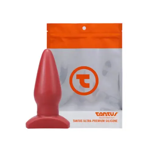 Tantus Inc Male Sex Toys Tantus Ringo Anal Plug Crimson Bag