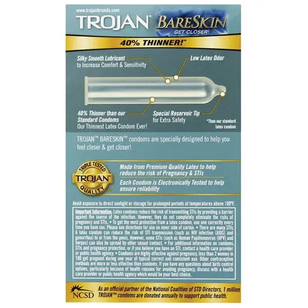 Trojan Vibrators Trojan Bareskin Condoms