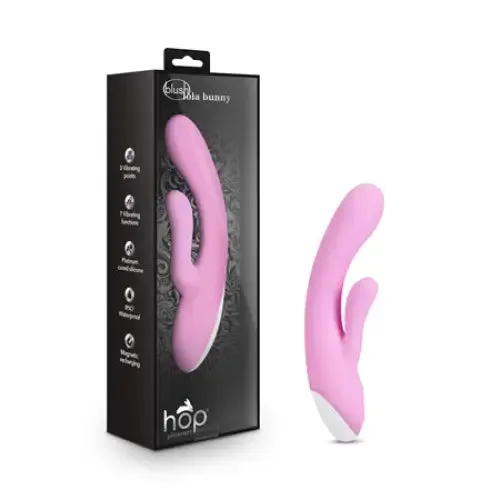 Vibrators Blush Blush Hop Lola Bunny Rechargeable Silicone Dual Stimulation GSpot Vibrator Vibrators Blush Blush Hop Lola Bunny Rechargeable Silicone Dual Stimulation GSpot Vibrator