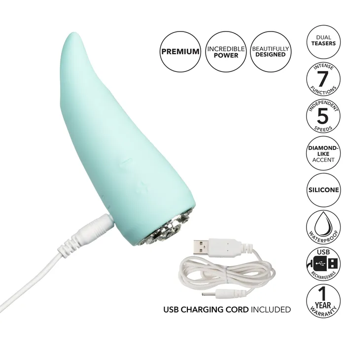 Vibrators CalExotics CalExotics Pave by Jopen Diana Teal