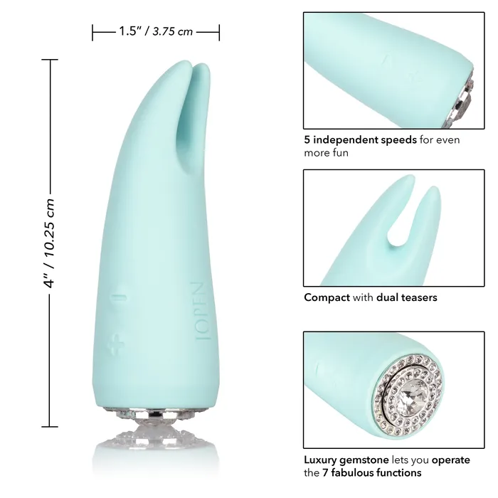 Vibrators CalExotics CalExotics Pave by Jopen Diana Teal
