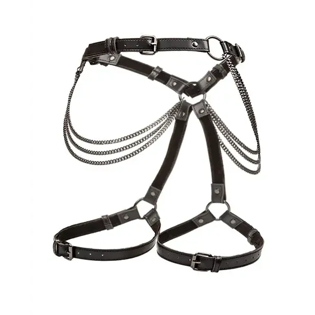 Vibrators CalExotics Euphoria Collection Multi Chain Thigh Harness Vibrators CalExotics Euphoria Collection Multi Chain Thigh Harness